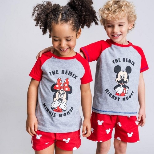 летняя пижама для мальчиков Minnie Mouse Красный Серый image 5
