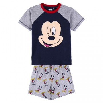 Vasaras pidžamu zēniem Mickey Mouse Pelēks
