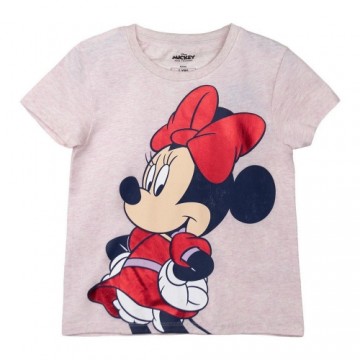 Krekls ar Īsām Piedurknēm Bērniem Minnie Mouse Rozā