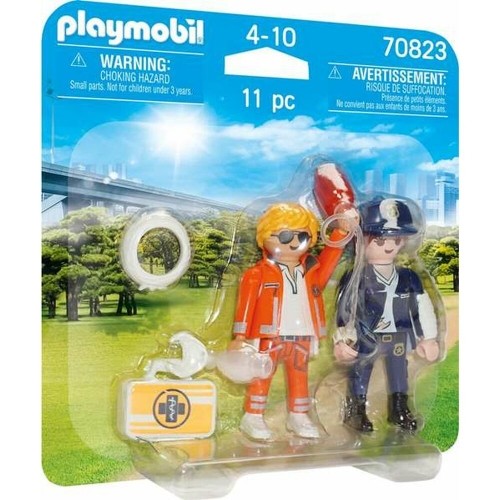 Playset Playmobil Duo Pack Doctor Policists 70823 (11 pcs) image 1