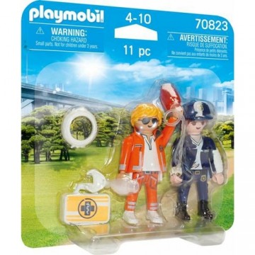 Playset Playmobil Duo Pack Doctor Policists 70823 (11 pcs)