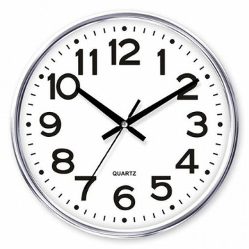 Sienas pulkstenis Timemark Sudrabains