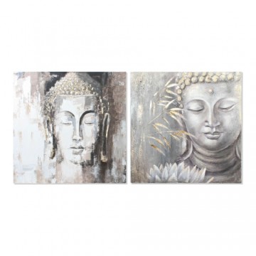 Glezna DKD Home Decor Buda (100 x 3.8 x 100 cm)