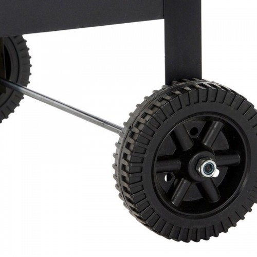 Угольный барбекю на колесах DKD Home Decor Деревянный Сталь (113 x 51 x 97 cm) image 5