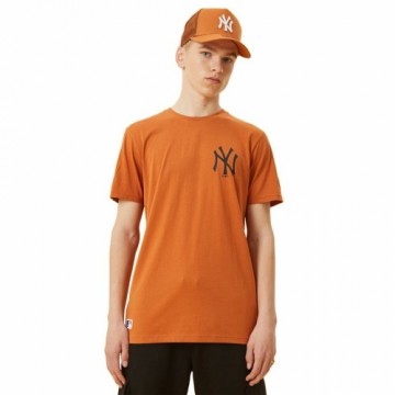 Vīriešu Krekls ar Īsām Piedurknēm New Era  New York Yankees Brūns