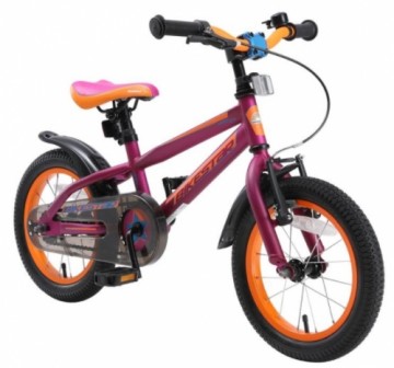Kid‘s bike BIKESTAR Urban jungle 14" metal Berry/orange
