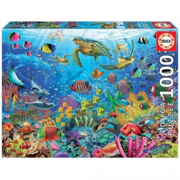 Puzle un domino komplekts Educa Turtles in Paradise 1000 pcs