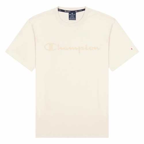 Krekls ar Īsām Piedurknēm Champion Crewneck T-Shirt M Bēšs image 1