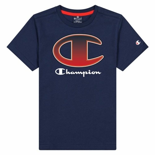 Krekls ar Īsām Piedurknēm Champion Crewneck T-Shirt B Tumši Zils image 1