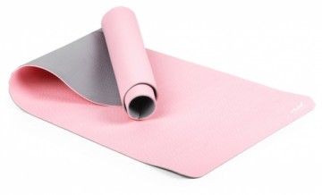 Yoga Mat GYMSTICK Vivid line 61330PI 170 x 60 x 0.4 cm Pink/Grey