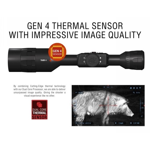 ATN MARS 4 384 4.5-18X Smart HD Thermal Rifle Scope image 4
