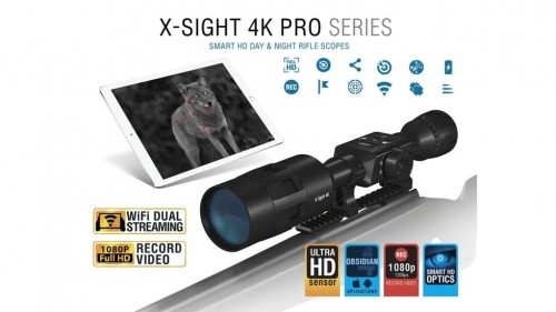 ATN X-SIGHT 4K PRO 3-14X Smart Ultra HD day & night rifle scope image 4