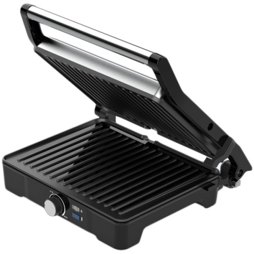 AENO Electric Grill EG2: 2000W, Temperature regulation, Max opening angle -180°, Plate size 290*234mm image 1
