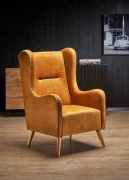 Halmar CHESTER leisure chair, color: honey (fabric 9. Amber)