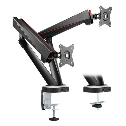 LogiLink BP0092 monitor mount / stand 81.3 cm (32&quot;) Clamp Black, Red image 1