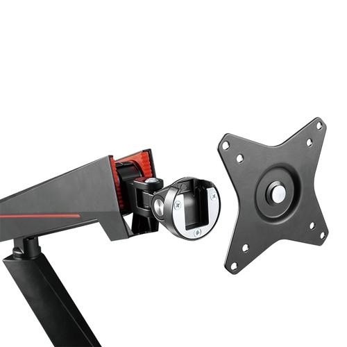 LogiLink BP0092 monitor mount / stand 81.3 cm (32&quot;) Clamp Black, Red image 2