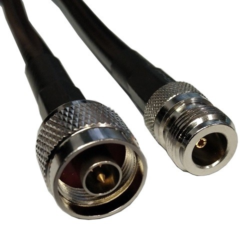 Hismart Cable LMR-400, 10m, N-male to N-female image 1