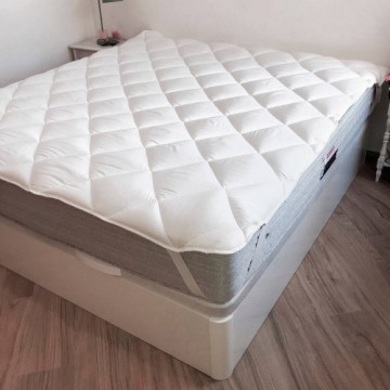 Защитный матрас Naturals Белый 150 кровать (150 x 190/200 cm)