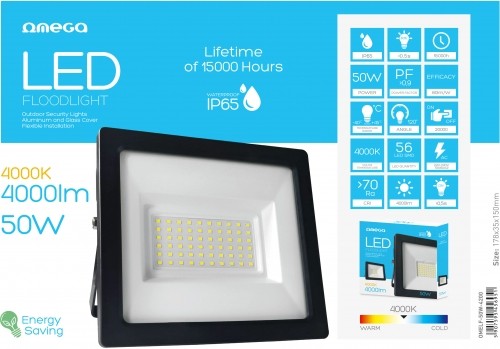 Omega LED floodlight 50W 4200K (45695) image 5