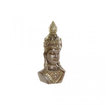 Dekoratīvās figūriņas DKD Home Decor Bronza Brūns Buda Sveķi (15 x 9 x 30 cm)