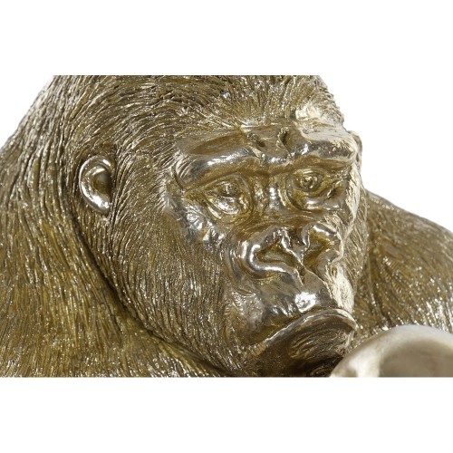 Dekoratīvās figūriņas DKD Home Decor Bronza Sveķi Gorilla (33 x 33 x 43 cm) image 2