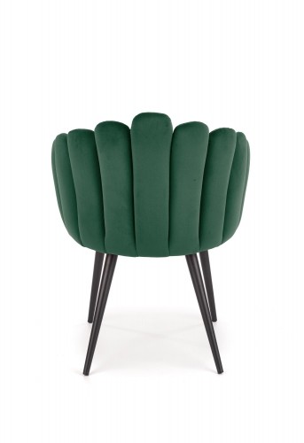 Halmar K410 chair, color: dark green image 2
