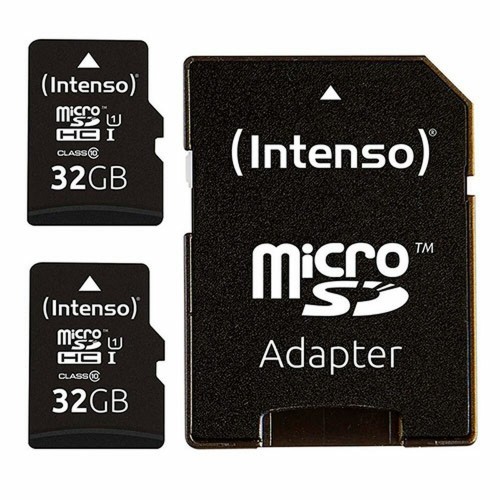 Карта памяти микро-SD с адаптером INTENSO 32 GB x 2 image 1