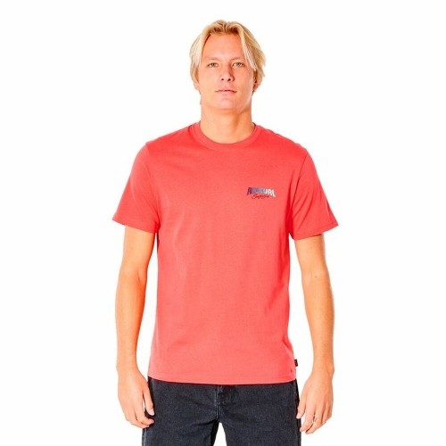 Vīriešu Krekls ar Īsām Piedurknēm Rip Curl Revival Inverted  M Laša krāsas image 1