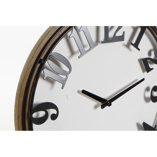 Sienas pulkstenis DKD Home Decor Melns Ritenis Metāls Koks MDF (108 x 6.4 x 63.5 cm) image 3