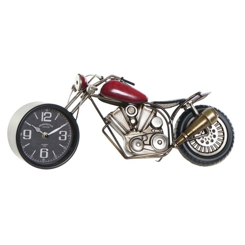 Настольные часы DKD Home Decor Стеклянный Красный Железо (46 x 14.5 x 20 cm) image 1