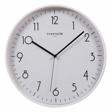 Sienas pulkstenis Timemark Balts (30 x 30 cm)