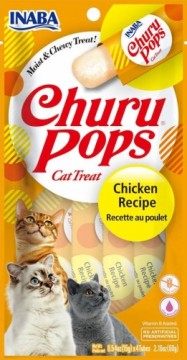 INABA Churu Pops Chicken - cat treats - 4x15 g