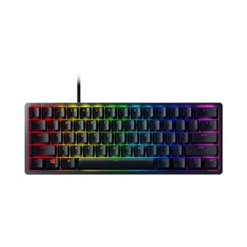 Razer Optical Gaming Keyboard Huntsman Mini 60% RGB LED light, US Layout, Wired, Black, Analog Switch