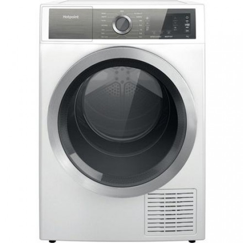 Hotpoint-ariston Hotpoint Dryer machine H8 D94WB EU Energy efficiency class A+++, Front loading, 9 kg, Condensation, LCD, Depth 64.9 cm, White image 1