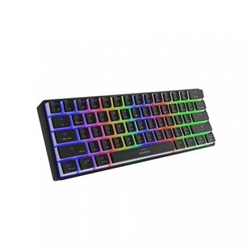 Genesis THOR 660 RGB Gaming keyboard, RGB LED light, US, Black, Bluetooth, Wired, Wireless connection, Gateron Red Switch image 1