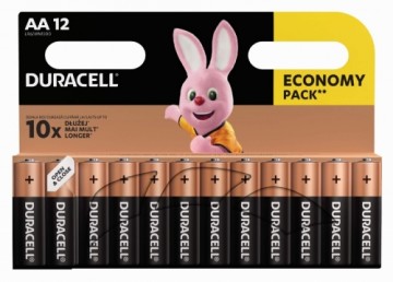 Baterijas Duracell Basic, AA, MN1500, LR06-12BB, 12gab/iep