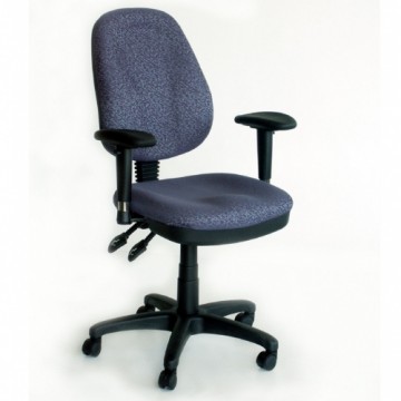 Рабочий стул SAVONA 65x47xH96-108cм, сиденье: ткань, цвет: тёмно-синий
