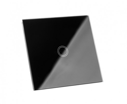 Iso Trade Switch - single black touch panel (14992-0) image 1