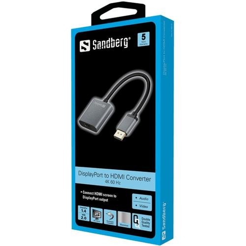 Sandberg Adapter DP1.4&gt;HDMI2.0 4K60 image 2