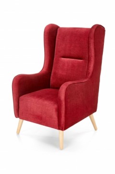 Halmar CHESTER leisure chair, color: dark red (fabric Vogue)