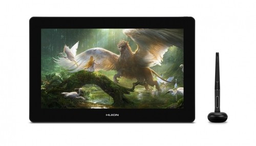 HUION Kamvas Pro 16 4K graphic tablet 5080 lpi 345,60 x 194,40 mm USB-C Gray image 1