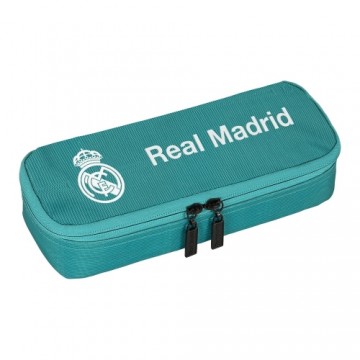 Школьный пенал Real Madrid C.F. Белый Бирюзовый зеленый (22 x 5 x 8 cm)