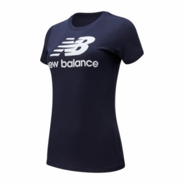 Sieviešu Krekls ar Īsām Piedurknēm New Balance WT91546 Jūras