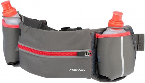 Hip bag with bottles AVENTO 44RA Grey/Fluorescent pink image 3
