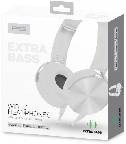 Omega Freestyle headset FH07W, white image 3