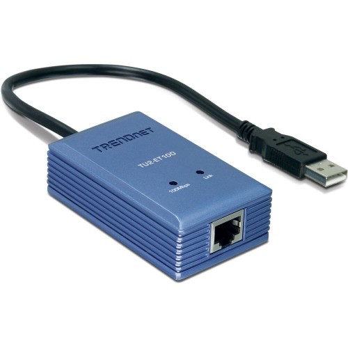 USB Adapteris Trendnet TU2-ET100            Zils image 1