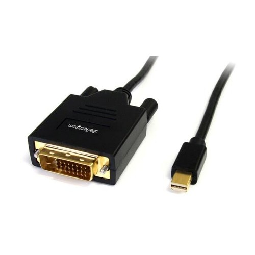 Mini DisplayPort uz DVI Adapters Startech MDP2DVIMM6           (1,8 m) Melns 1.8 m image 1