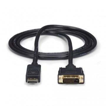 DisplayPort uz DVI Adapteris Startech DP2DVI2MM6           (1,8 m) Melns 1.8 m