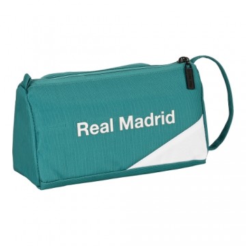 Школьный пенал Real Madrid C.F. Белый Бирюзовый зеленый (20 x 11 x 8.5 cm)