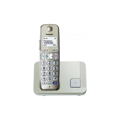 Phone landline Panasonic KX-TGE 210 PDN (champagne color) image 1